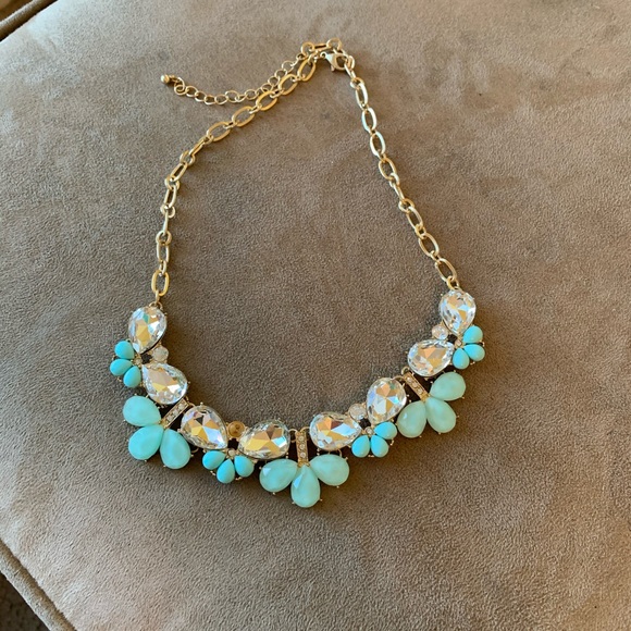 Jewelry - Necklace with light blue stones